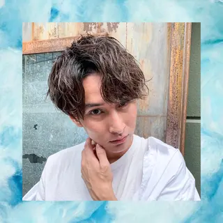 ショート パーマ ヘアアレンジ メンズ メンズスタイル ly本厚木のヘアスタイル