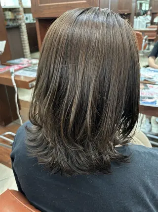 ミディアム 長谷川 礼子🌐🌿のヘアスタイル