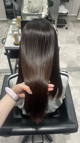 セミロング 🎀neo.RIN/ 透け感艶カラー🎀のヘアスタイル