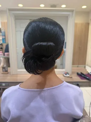 ミディアム ヘアアレンジ 韓国ヘアメイク🎀/ 縮毛矯正✨山本媛香のヘアスタイル