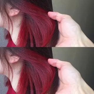 ミディアム カラー パーマ ヘアアレンジ メンズ キッズ ネイル マツエク・マツパ 新宿/髪質改善/ 美髪矯正✨浅江通友のヘアスタイル