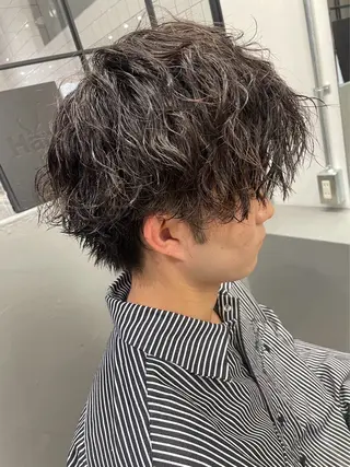 ショート パーマ メンズ メンズ専門サロン wokeのヘアスタイル