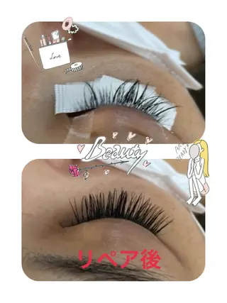 マツエク・マツパ 恵比寿 LOVELASHのマツエク・マツパデザイン
