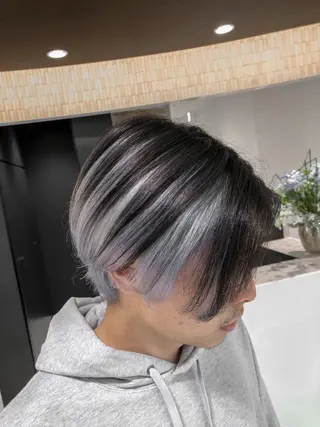 カラー メンズ メンズ特化ニュアンス パーマ RYOのヘアスタイル