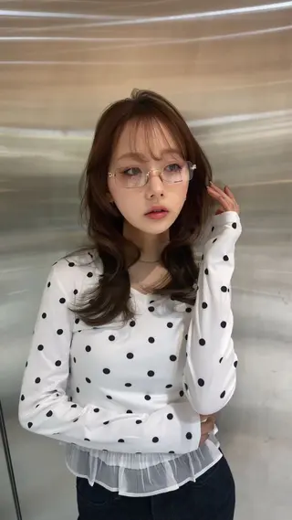 セミロング 鈴木 凱天のヘアスタイル