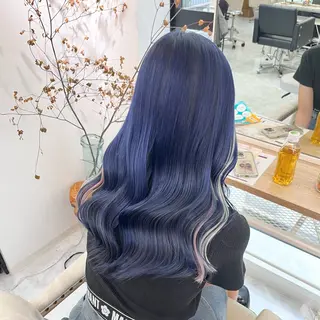 ロング カラー 💎艶々ハイトーン MOE💍🤍のヘアスタイル