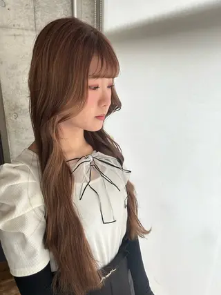 ミディアム カラー 🎨デザイン🥇 美髪・艶髪　日暮千敬のヘアスタイル