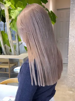 ロング ミルクティーベージュ レイヤー/あげは🎀のヘアスタイル