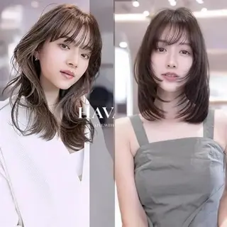 ミディアム カラー 御木 信介のヘアスタイル