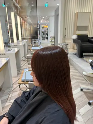 ロング カラー レディースモデル募集 綾坂のヘアスタイル