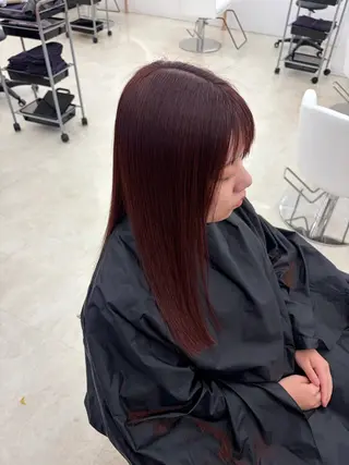 ミディアム カラー mai/ 暖色カラー/梅田のヘアスタイル