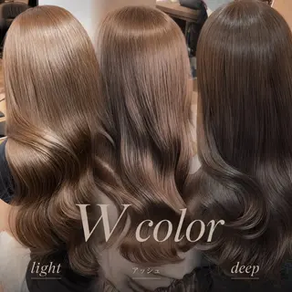 ロング 🫧似合わせ×透明感 ケアカラー清野🫧のヘアスタイル