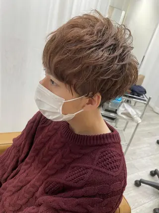 ショート カラー メンズ FUKUSHIMAのヘアスタイル