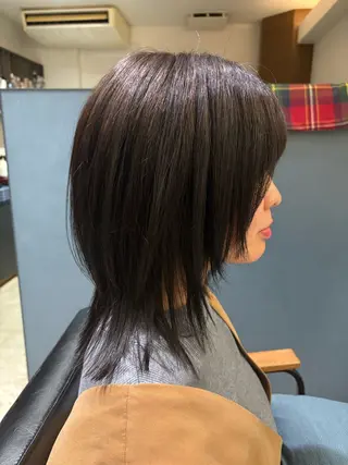 ミディアム 寺本 心のヘアスタイル