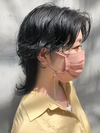 ショート パーマ 千葉 郁也のヘアスタイル