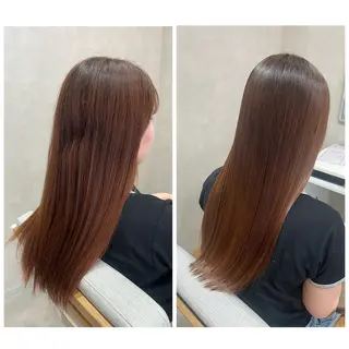 ロング 森 愛友のヘアスタイル