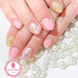 ネイル 💗🪽Tiary Nail🪽💗のネイルデザイン
