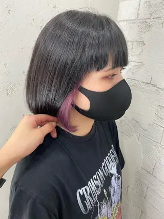 ショート カラー グレージュ達人/赤み 消し/ブリーチ/岩崎のヘアスタイル