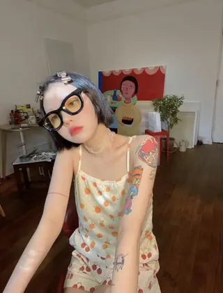 ショート デザインカラー/ ルーツカラー/ユキカのヘアスタイル