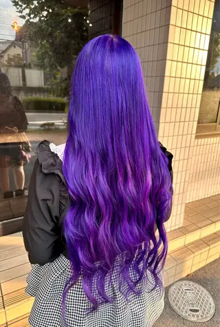 ロング カラー タカツド ユウキのヘアスタイル