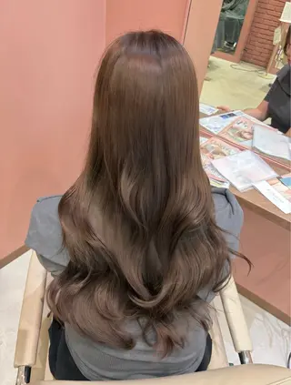 ロング nina🍀髪質改善 透明感カラー/梅田のヘアスタイル