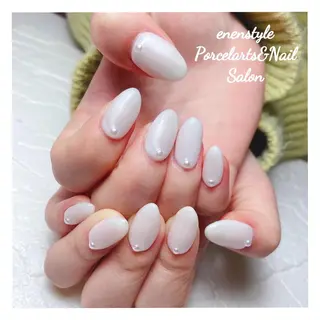 ミディアム ネイル 🐾enen style 🐾のネイルデザイン