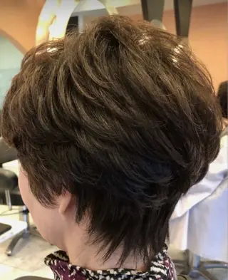 ショート 仲川 礼のヘアスタイル