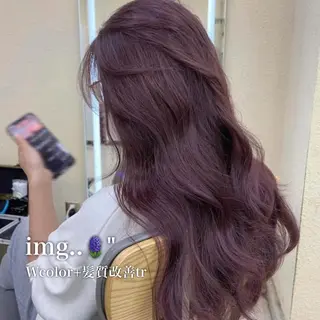 ロング カラー トレンド🇰🇷韓国 スタイル🤍りんのヘアスタイル