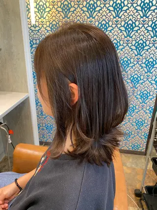 セミロング ママ美容師 Tsuchiyaのヘアスタイル