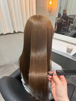 ロング 木村 智美のヘアスタイル