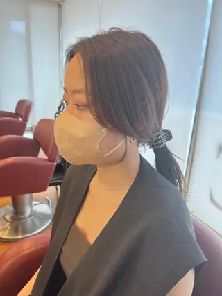 ロング ヘアアレンジ 韓国好き🇰🇷 美容師MIKUのヘアスタイル
