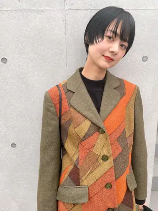 ショート カラー センスをお届けします 大谷将生infpのヘアスタイル