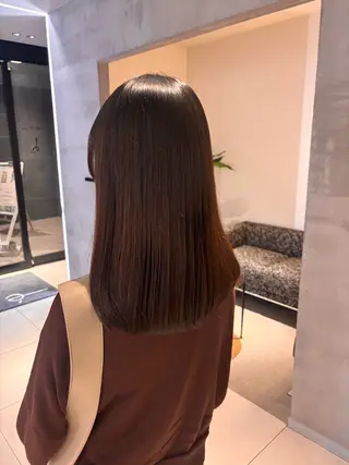 セミロング カラー RABU /髪質改善 伏見/ヘアケアサロンのヘアスタイル