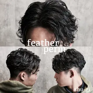 ミディアム メンズ専門理容師／ shugi🦔のヘアスタイル