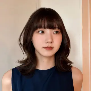 ミディアム Ami/レイヤー /柔らかカラー🌷のヘアスタイル