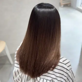 ロング パーマ suzuka/透明感 /顔周り/美髪矯正のヘアスタイル