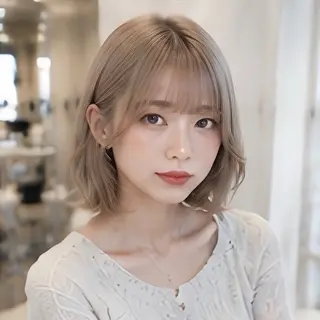 ショート 縮毛矯正/レイヤー/ 前髪カット/おばかんのヘアスタイル