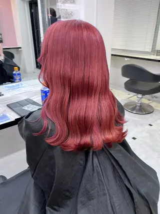ミディアム カラー ヘアアレンジ 💕上野美容師☁ ブリーチ💖サワのヘアスタイル