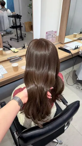 セミロング カラー naturalカラー / Rukaのヘアスタイル