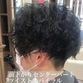 ショート パーマ メンズ 大澤 裕貴 【メンズカット】のヘアスタイル