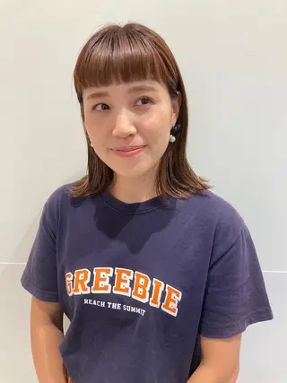 ミディアム カラー 半個室サロン🫧 ササキアヤカのヘアスタイル