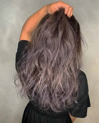 ロング カラー 沖縄東京2拠点美容師 mamicoのヘアスタイル