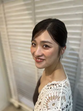 ヘアアレンジ ヘアメイクネイリスト hidemi中目黒のヘアスタイル