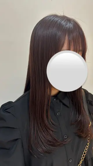 ロング カラー ササキ カノンのヘアスタイル
