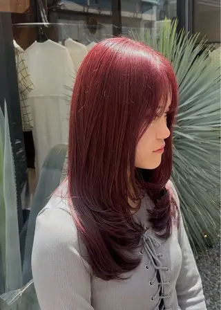 ミディアム カラー 【ioe 元町】 🎀希 歩🎀のヘアスタイル