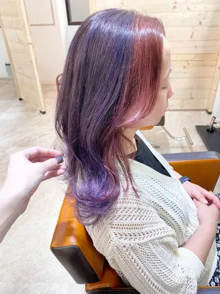 セミロング カラー ヘアアレンジ ひなの .のその他イメージ
