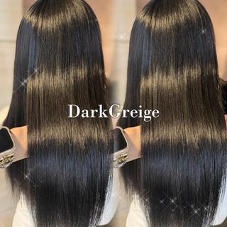 ロング カラー 💎あおい💎大宮/ 艶髪/ワンカラー🫧のヘアスタイル