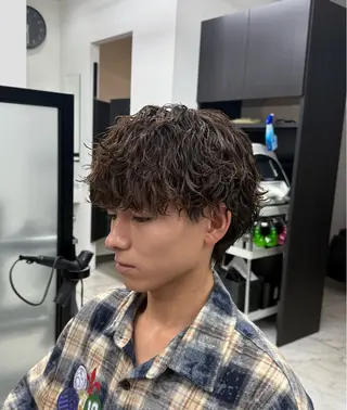 ショート パーマ メンズ メンズ専門 Ryukiのヘアスタイル