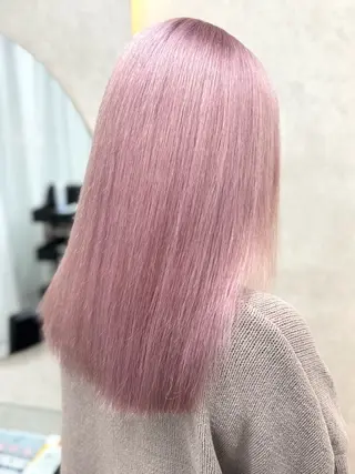 ミディアム 垢抜け🪄透明感✨ ブリーチ特化のヘアスタイル