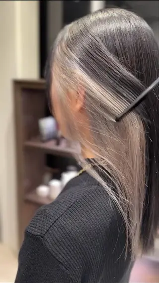 ロング カラー 山本 麟太郎のヘアスタイル